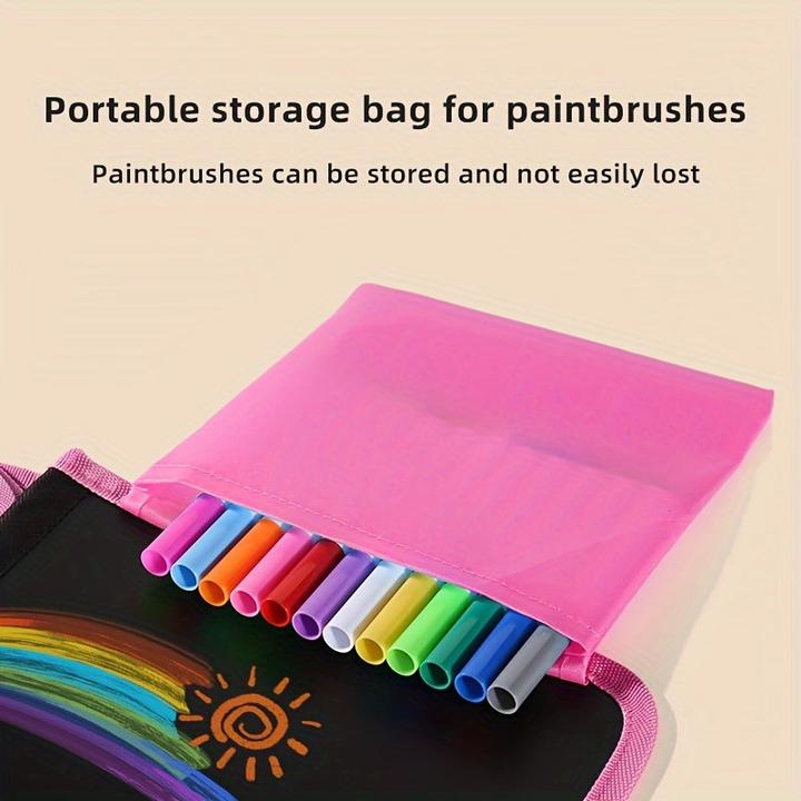 Produktbild Activity Board Kinder Graffiti Small Coloring Board Home Färbung Portable Zeichnung Buch für Kinder