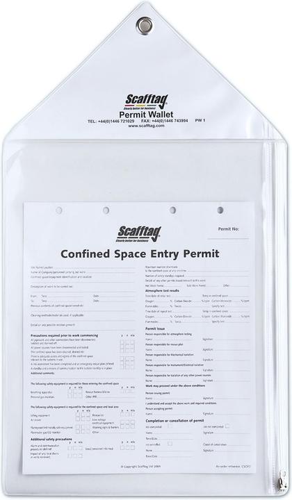 Actual product image Brady A4 Permit Wallets