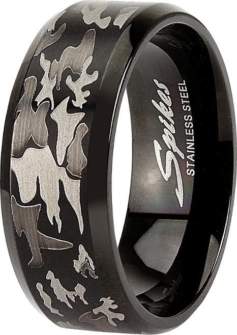 Star Piercing Ring schwarz Tarnung (Chirurgenstahl 316L, ohne Messing)