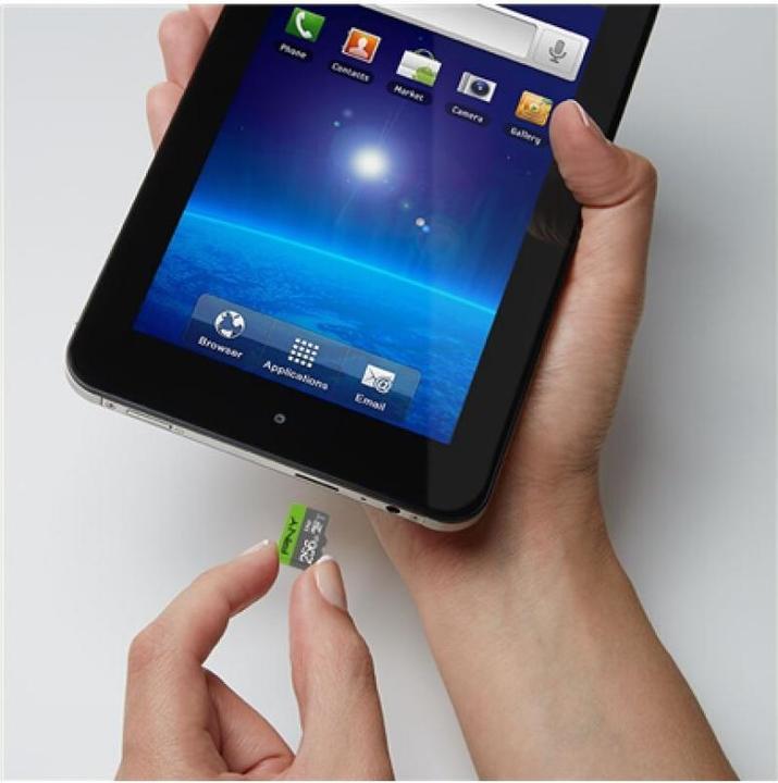 Actual product image PNY microSDXC card Elite UHS-I U1 256 GB (256 GB, microSDXC, U1, UHS-I)