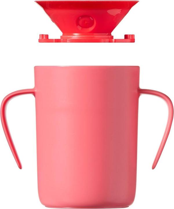 Produktbild Tommee Tippee 360 ° Eleiflow Cup mit 200 ml Griffen, Rosa, 1 Stück