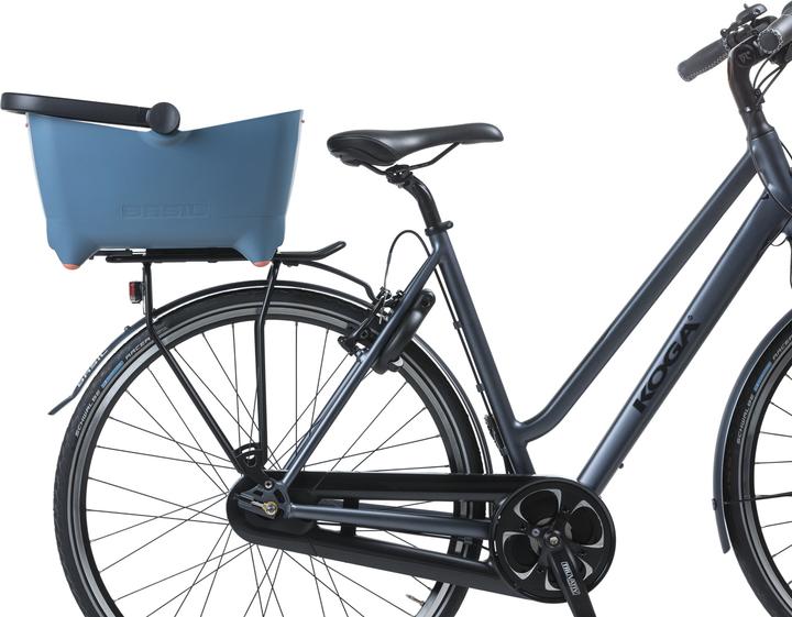 Productafbeelding Basil BUDDY MIK 2.0, hondenfietsmand, vervaagd denim (32 l)