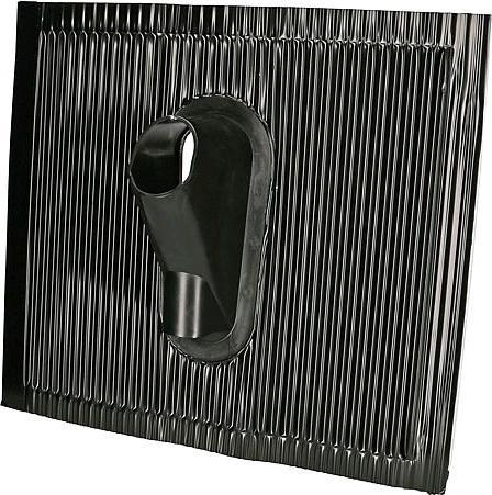 A.S. Sat Tegola in alluminio 50x45cm nera con passaggio cavi
