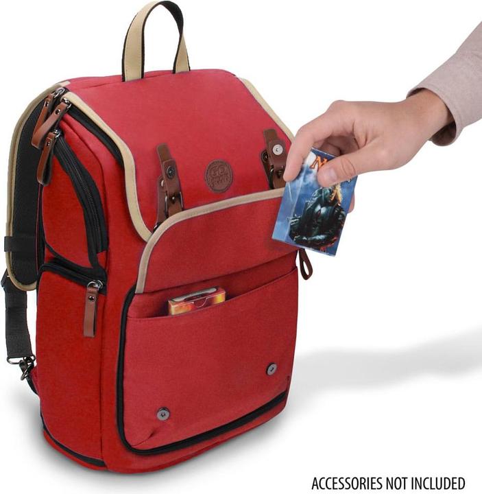 Actual product image Enhance TCG Series Trading Card Backpack Designer Edition Red Full-size