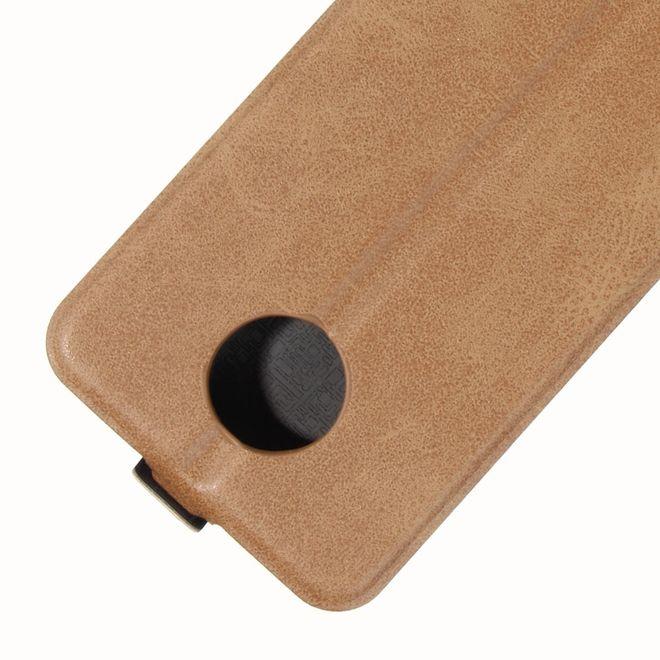 Produktbild MU Classic Leder Flipcase Hülle (Motorola Moto C Plus)