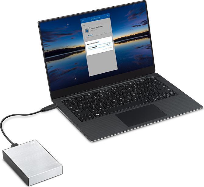 Actual product image Seagate One Touch with Password (1 TB)