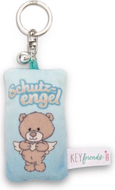 Actual product image Magni NICI Schlüsselanhänger Mini Plüschkissen Schutzengel mit Glöckchen 8cm
