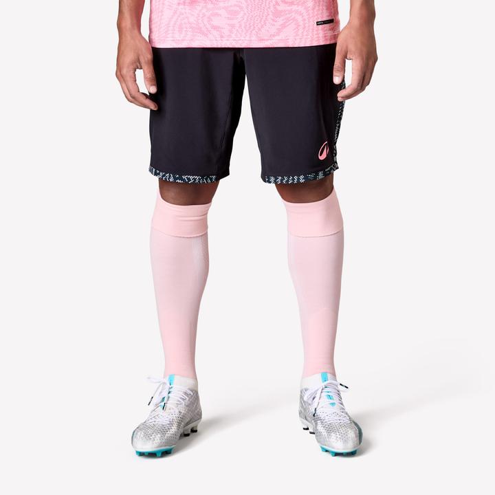 Kipsta Damen/Herren Fussball Shorts - Viralto II Snake schwarz/grau (S)