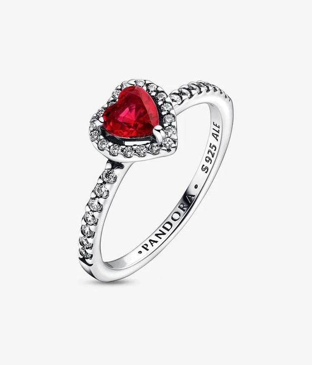 Actual product image Pandora Red heart (56, 925 Silver)