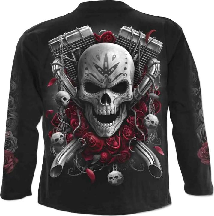 Spiral Dotd Bikers TShirt Langärmlig (XXL)
