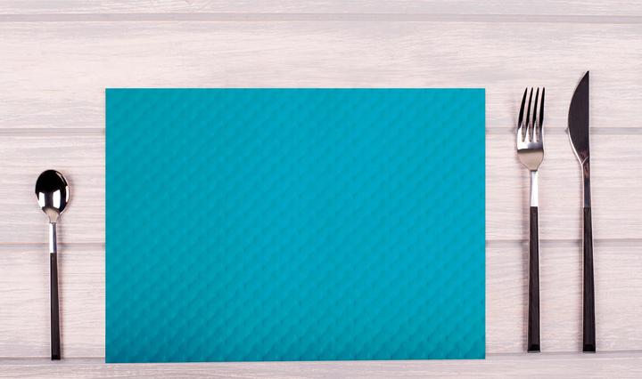 Actual product image Exacompta Placemats Turquoise, 30x40cm, Pk 500 (500 x, 30 x 40 cm)