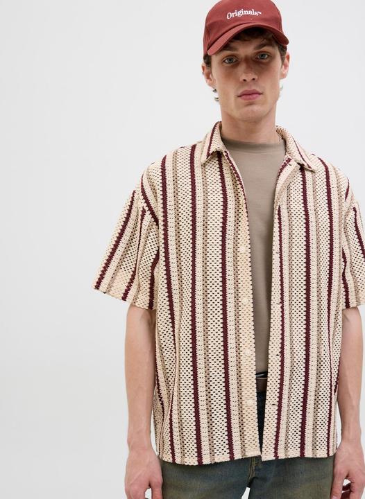 Produktbild Jack & Jones Jorbellagio Crochet Shirt Ss Sn (XL)