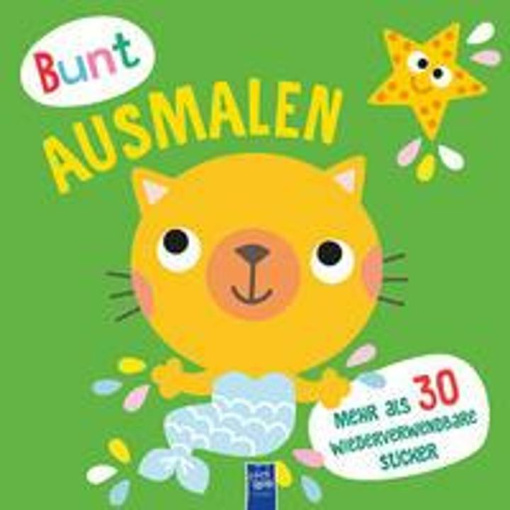 Produktbild Bunt ausmalen (Cover grün / Meerkatze)