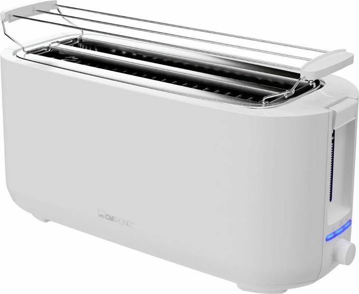 Image du produit Clatronic TA 3802 blanc Grille-pain 4 tranches à fentes longues