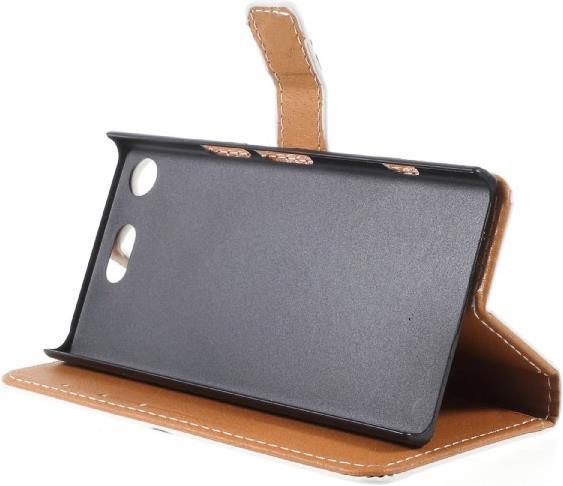 Produktbild Magnetische Leder Hülle mit Muster