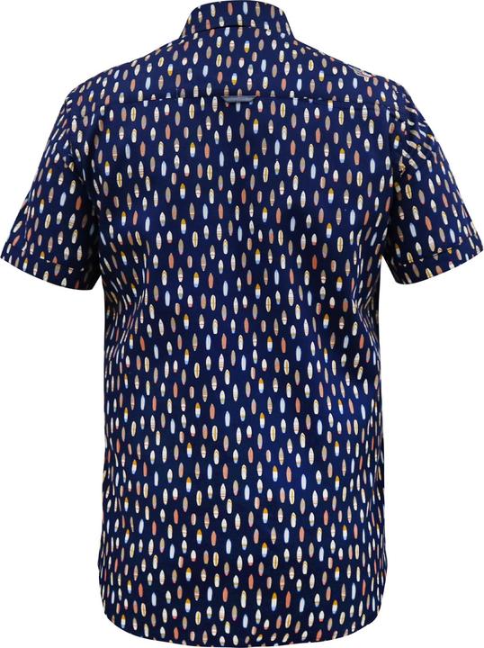 Immagine prodotto DUKE Hackford D555 Camicia Kingsize Tavola da Surf Con Bottoni sul Colletto Maniche Corte Uomo (6XL)