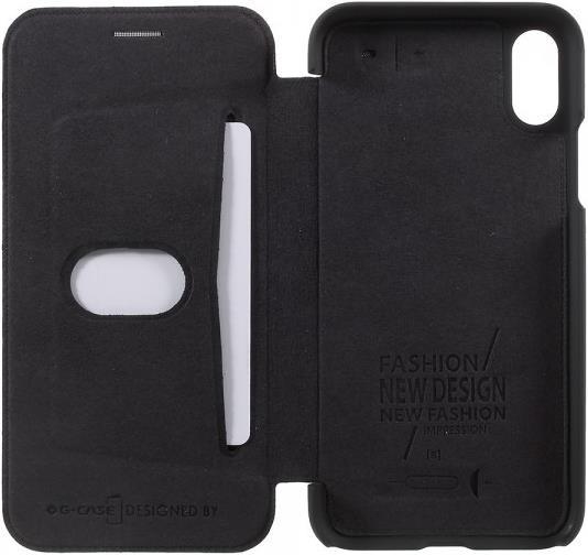 Image du produit G-Case Couverture en cuir de la série Business Style (Apple iPhone X)