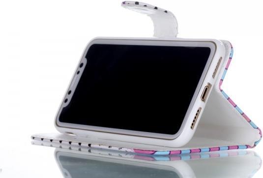 Image du produit Couverture en cuir avec motif (Apple iPhone X)