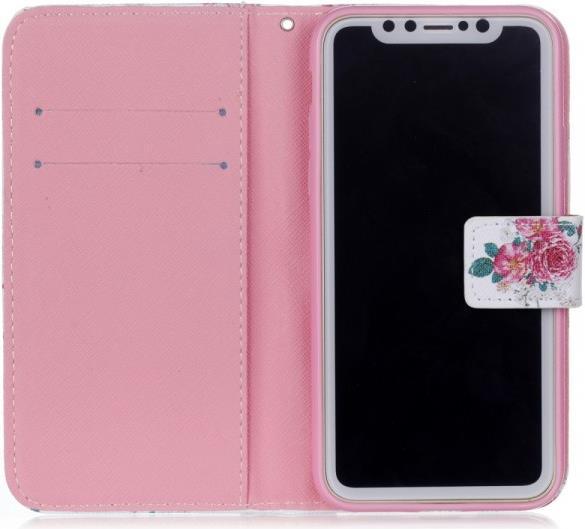 Actual product image Leather cover with pattern (Apple iPhone X)