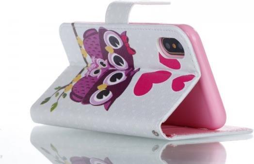 Actual product image Leather cover with pattern (Apple iPhone X)