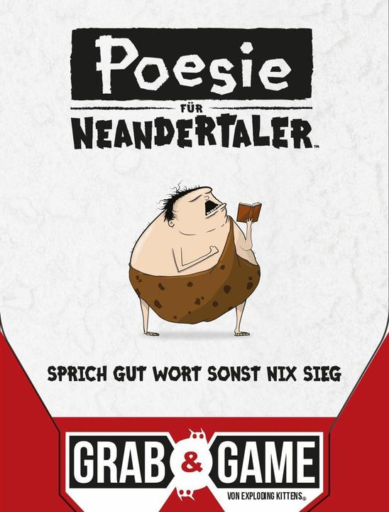 Produktbild Exploding Kittens EXKD0047 - Poesie für Neandertaler: Grab & Game (Deutsch)