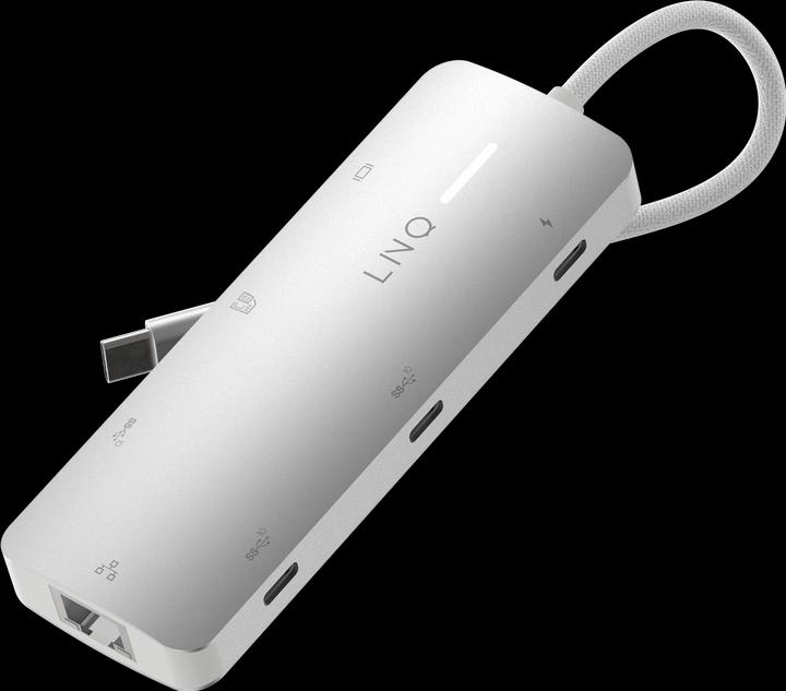Produktbild LINQ Connects 8in1 PRO USB-C Multiport Hub 140W (USB-C, 8 Ports)