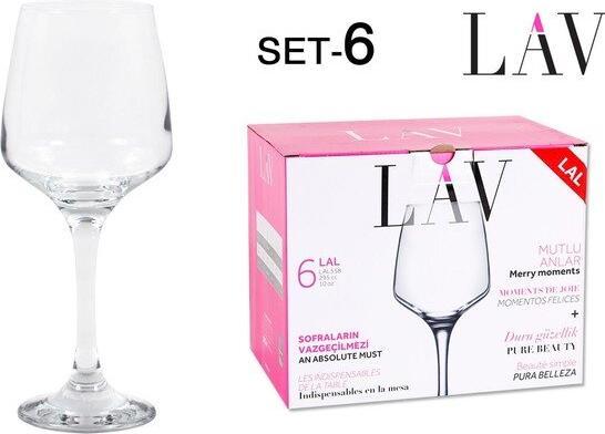 Actual product image Gurallar Artcraft White wine glass, 0.29L (29 cl, 6 Glasses, White wine glasses)
