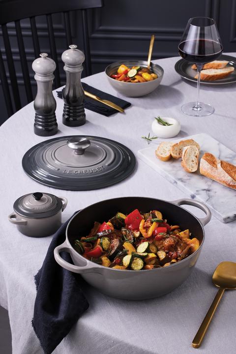 Image du produit Le Creuset Cocotte LA MARMITE SIGNATURE gris foncé (Cocotte + faitout, Fonte, Émail)