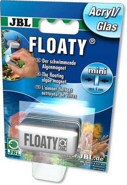 Produktbild JBL Aquaristik und Terraristik Floaty Mini-Acryl, 9.6 x 14 x 4 cm, weiss, für Glasstärke 4 mm (Aquarium Reinigung)