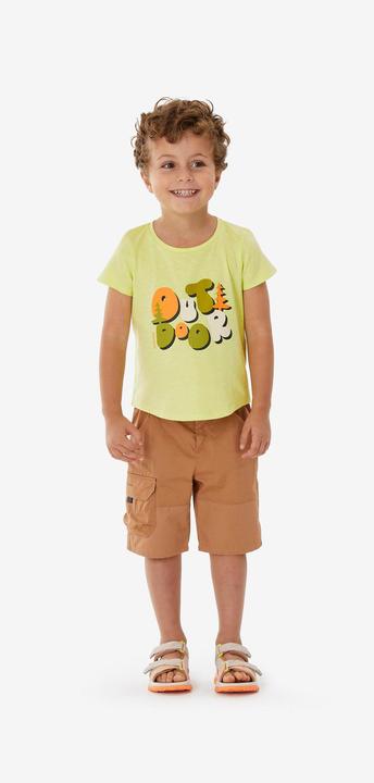Actual product image Quechua Wandershorts MH500 Kinder Gr. 92–122 Bergwandern braun