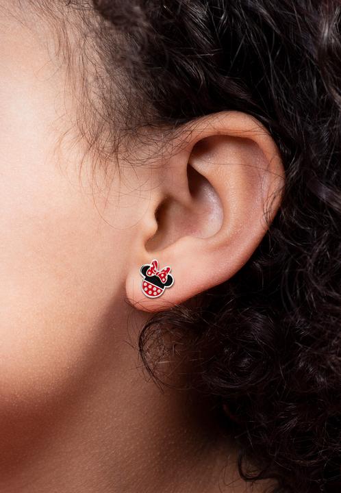 Immagine prodotto NoName MINNIE + MICKEY - 1 Paio di Orecchie - Laiton Argent Plaqué (Argento)