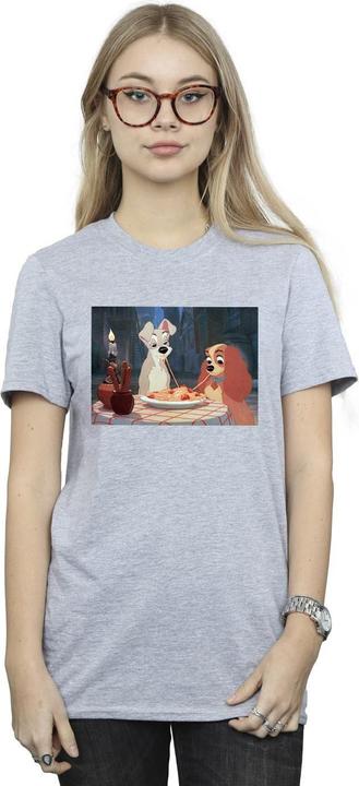 Immagine prodotto Disney Lady And The Tramp Spaghetti Photo Maglietta Ampia Donna (L)