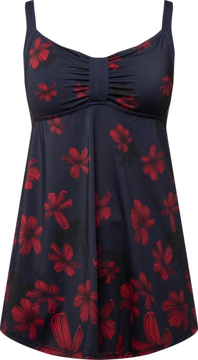 Produktbild Ulla Popken Badekleid, Blüten, Softcups, Träger verstellbar (46)