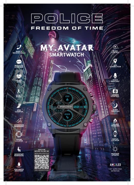 Produktbild Police My Avatar Smartwatch (45 mm)