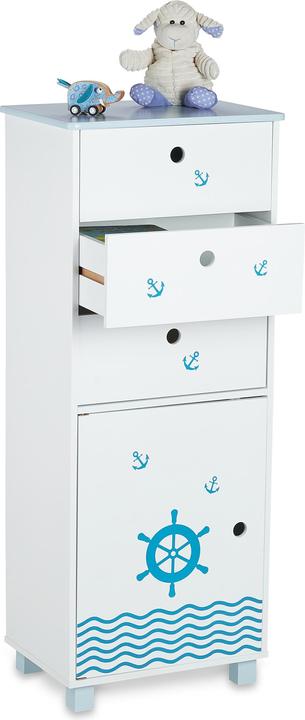 Actual product image Relaxdays Children's chest of drawers