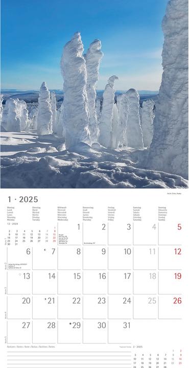 Produktbild Alpha Edition Emotions 2025 Broschürenkalender, 30x30cm, Wandkalender mit Platz für Notizen und (30 x 30 cm, Harter Einband, Deutsch)