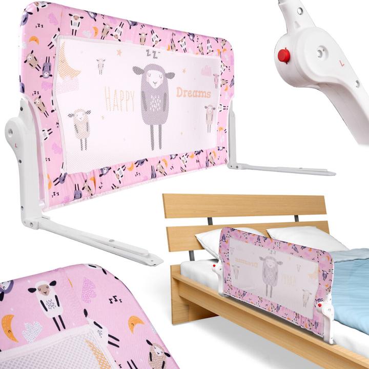 Actual product image Ikonka Safety gate rail for bed 90cm sheep