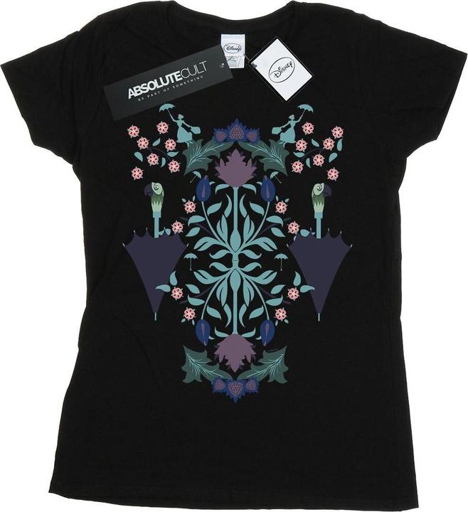 Disney Mary Poppins Floral Collage TShirt (S)