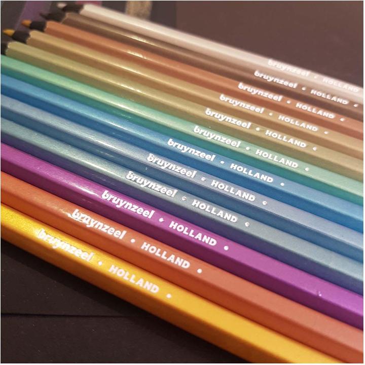 Immagine prodotto Bruynzeel Matite colorate "Schildkr "te", astuccio in metallo da 45 pezzi (Multicolore, 45 x)
