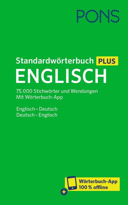 Produktbild Standardwörterbuch Plus Englisch (Deutsch, Englisch, PONS, 2019)