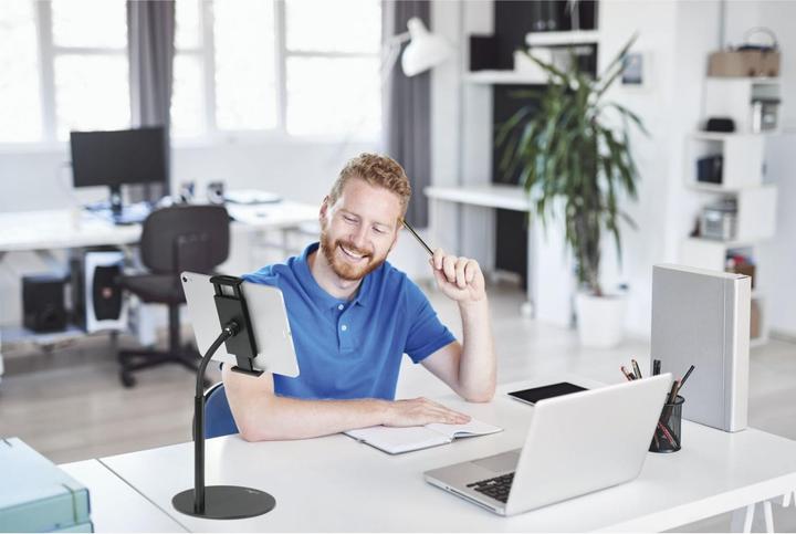 Produktbild Durable Tablethalterung TWIST COMBI schwarz Tisch+Bodenständ