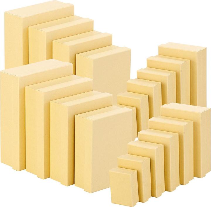 Immagine prodotto Your Design Set di 20 scatole da regalo e di stoccaggio neutre (10 misure) (Scatola da regalo, 20 x)