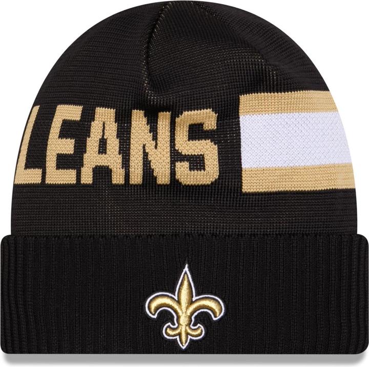 Actual product image New Era NFL Sideline Tech Knit Hat - New Orleans Saints