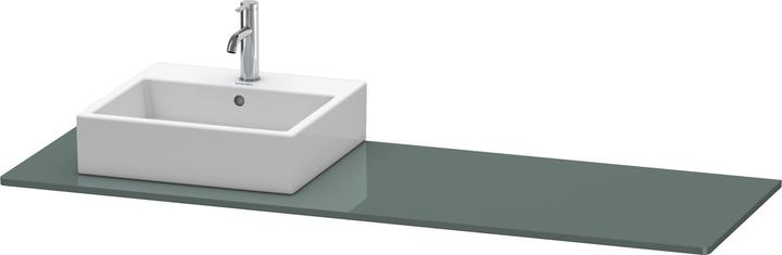 Duravit Console XSQUARE 16x1600x550mm w Auss li dolo gr hgl