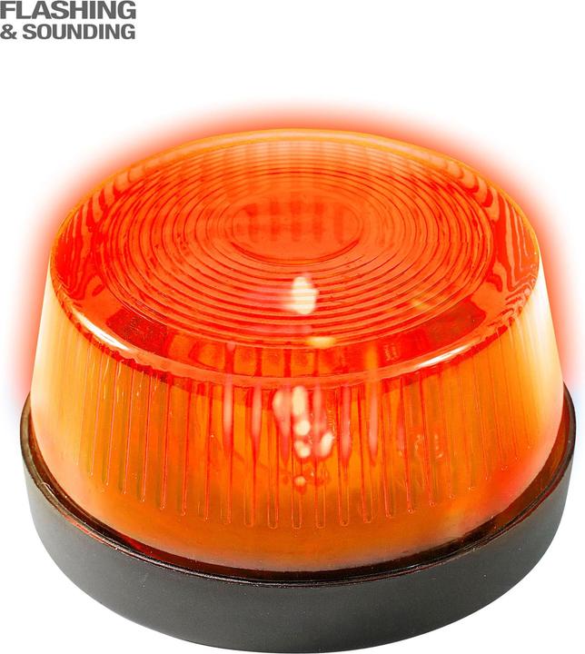 Image du produit Widmann Feu orange clignotant avec sirène 7x4cm