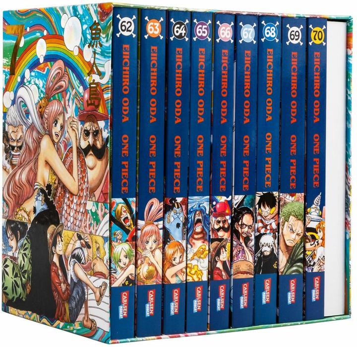 Immagine prodotto One Piece Sammelschuber 7: Fishman Island (inklusive Band 62-70) (Tedesco, Eiichiro Oda, 2025)