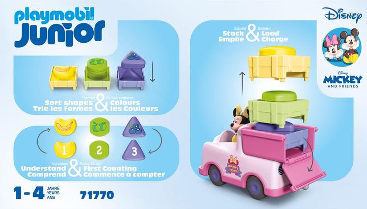 Actual product image Playmobil 71770 JUNIOR & Disney: Minnie Mouse' fruit transporter with sorting fun (71770, Playmobil Junior)