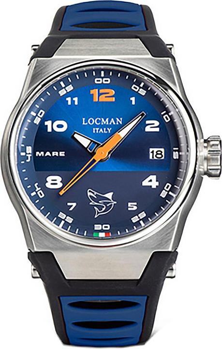 Locman Italy Herrenuhr Mare Ref: 0557A02S (Analoguhr, 44 mm)