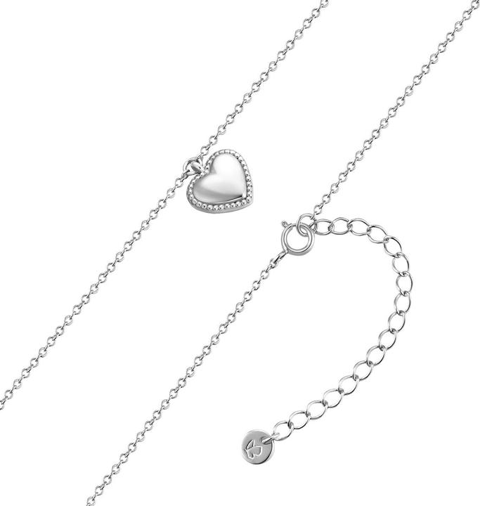Immagine prodotto Glanzstücke München Collana da donna con cuore in argento - 34526 (Argento, 40 - 45 cm)