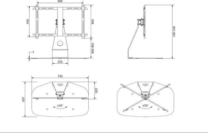 Actual product image Multibrackets Table stand for Sonos (SONOS PLAYBASE, 60", 30 kg)